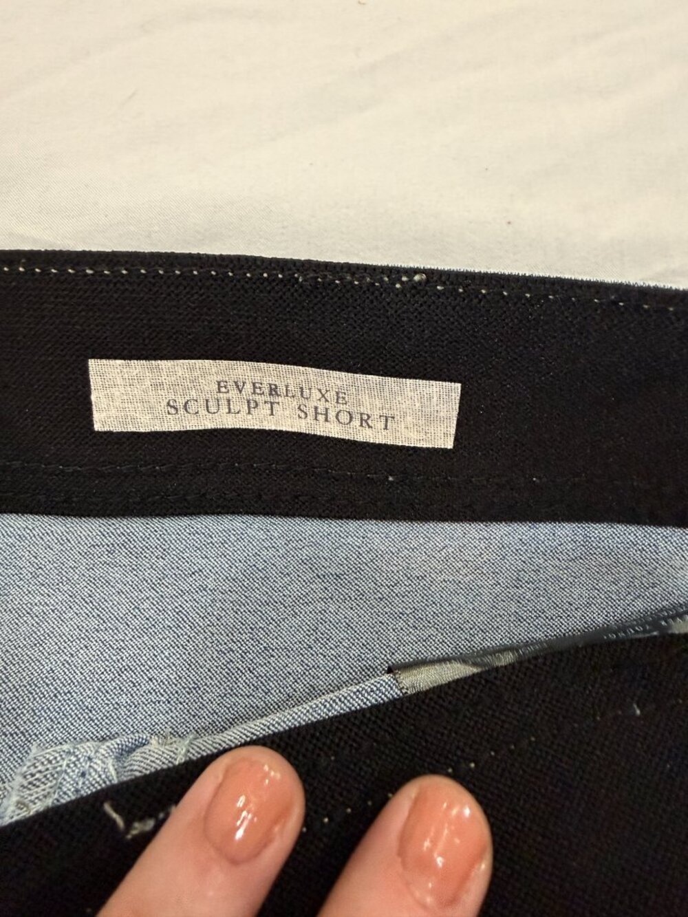 Angels Forever Young Everlux Sculpt Denim Shorts Size 16 - Picture 5 of 12